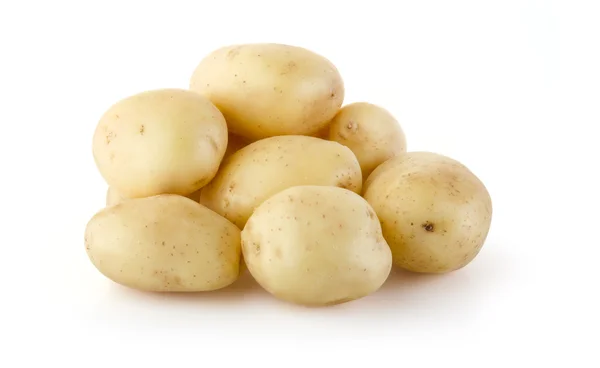 Patate su bianco — Foto Stock