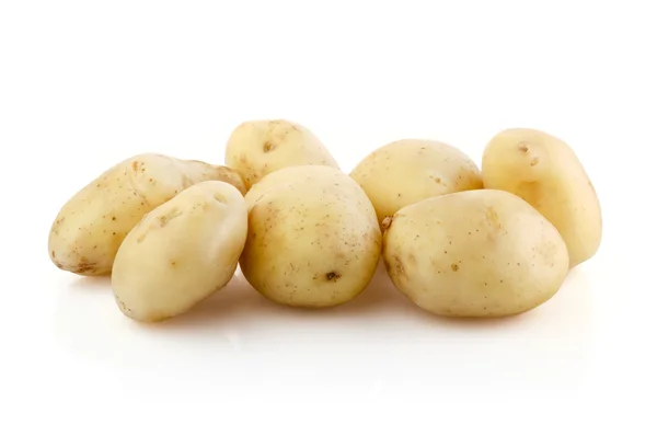 Patate su bianco — Foto Stock