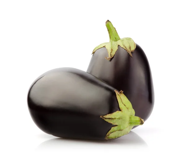 Fresh Eggplant on white — Stok fotoğraf
