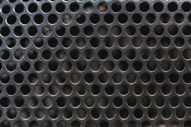 Eski tozlu ızgara ızgara ses hoparlörünü kapat