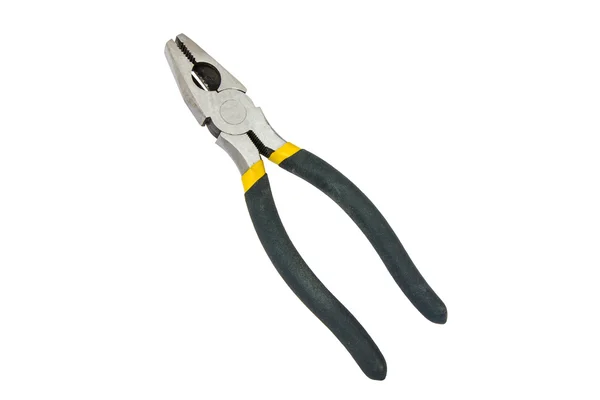 Tänger och wire cutter element isolerad på vit — Stockfoto