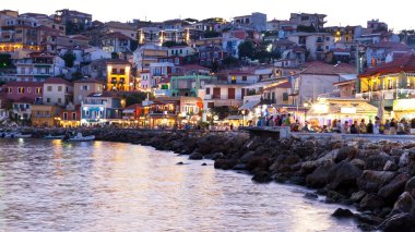 parga epirus Yunanistan gece Köyü