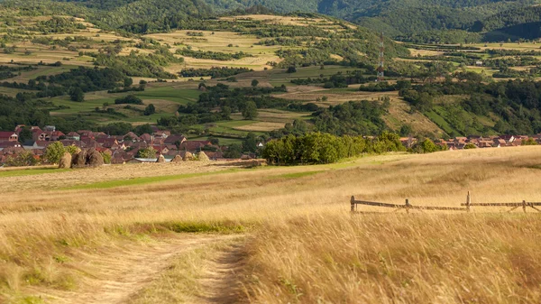 Rasinarin kylä Sibiussa, Transilvania Romania — kuvapankkivalokuva