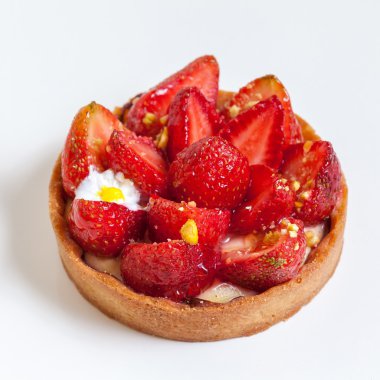 Çilekli tart, çilekli turta portre