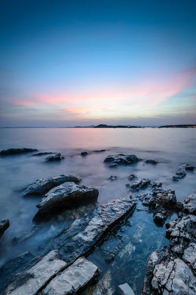 Ciel nocturne sur mer — Photo