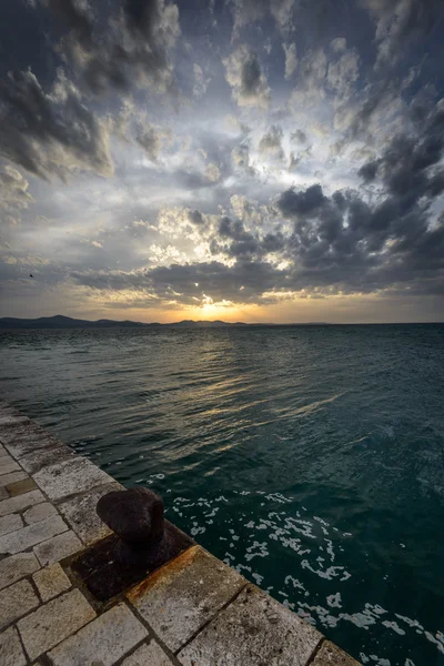 Puesta de sol en Croacia — Foto de Stock