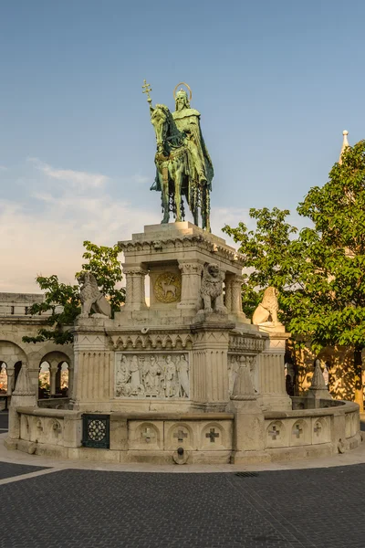 Estátua de Santo Estêvão I — Fotografia de Stock