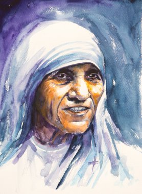 Rahibe Teresa portre