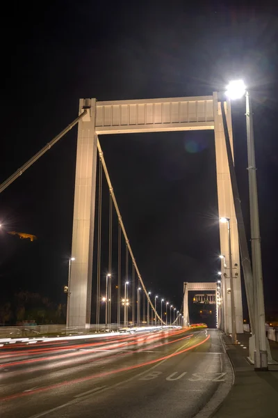 Ponte Elisabetta a Budapest — Foto Stock