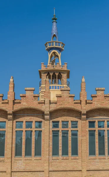 Tower Former Textile Factory Casaramona Built Puig Cadafalch 1911 Barcelona — Stock Photo, Image