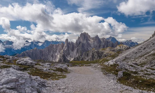 Rifugio Auronzo Parque Natural Tre Cime Drei Zinnen Sexten Dolomites — Foto de Stock