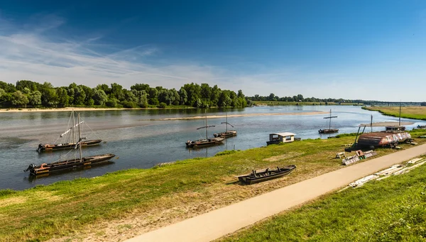 Loirefloden på sommaren — Stockfoto