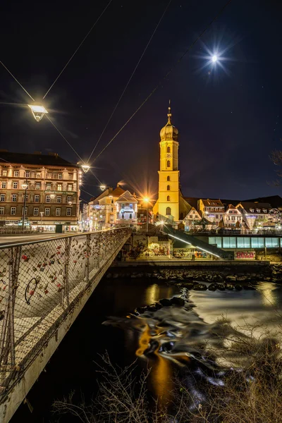 Graz på natten — Stockfoto