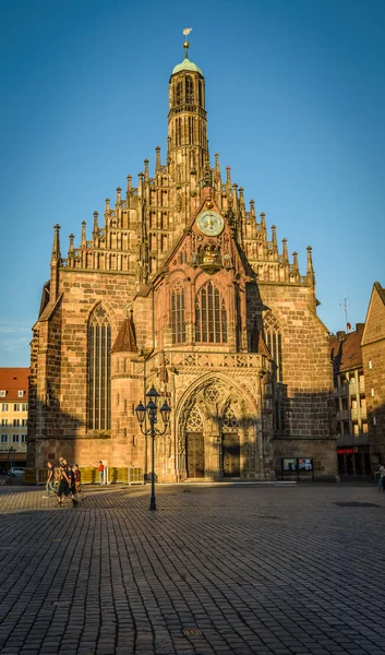 Nürnberg'deki kilise — Stok fotoğraf