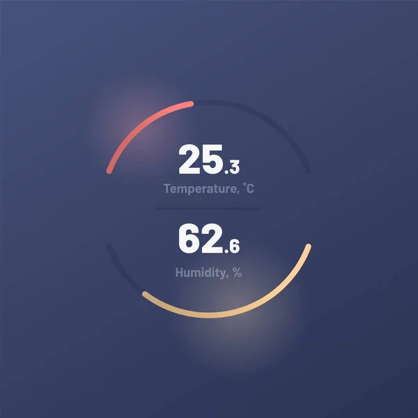 Controleknop gebruikt voor het regelen. UI en UX-kit. — Stockvector