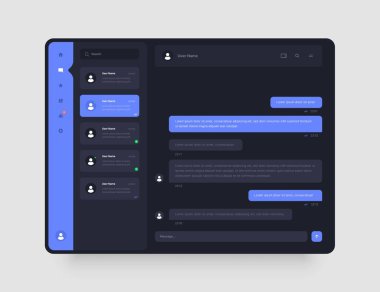 Kablo çerçeveleri ekranlar. Kontrol paneli UI ve UX Kit tasarımı.