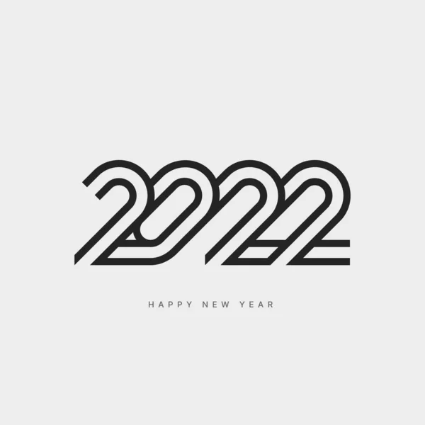 Mutlu yıllar 2022 ve mutlu Noeller. Vektör illüstrasyonu.