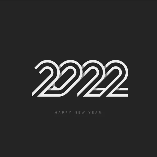 Mutlu yıllar 2022 ve mutlu Noeller. Vektör illüstrasyonu.