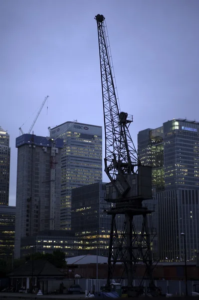 Docklands Londres Inglaterra — Foto de Stock