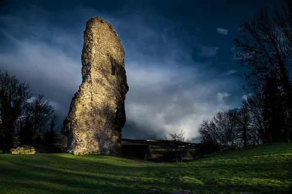 Southwell kale (Norman kalıntıları) — Stok fotoğraf