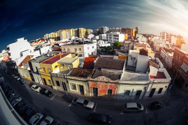 Faro şehrin Üstten Görünüm