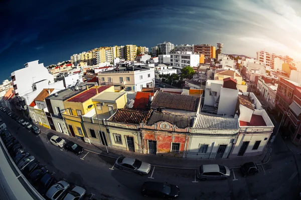 Faro şehrin Üstten Görünüm — Stok fotoğraf