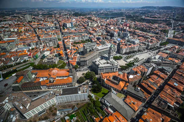 Cidade da Vista Aérea do Porto — Fotografia de Stock