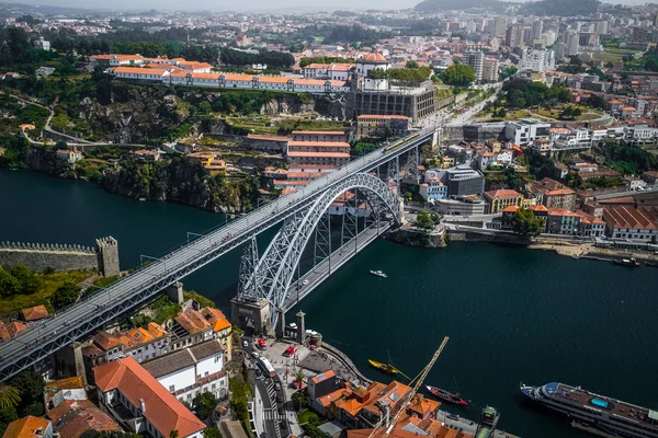 Cidade da Vista Aérea do Porto — Fotografia de Stock