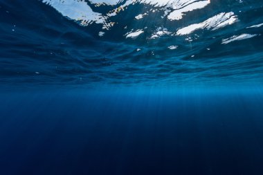Deniz yüzeyi ile dalgalar