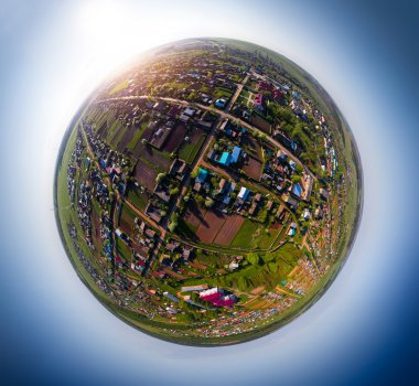 Küresel panorama Rus Köyü