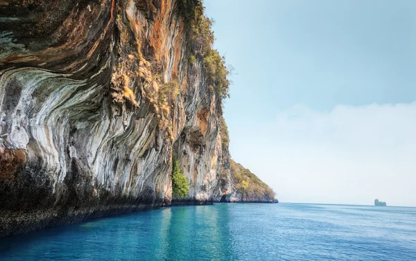 Huge limestone rock — Stock Photo, Image