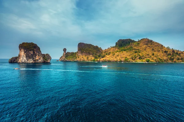 안다만 해에서 섬의 보기 — 스톡 사진