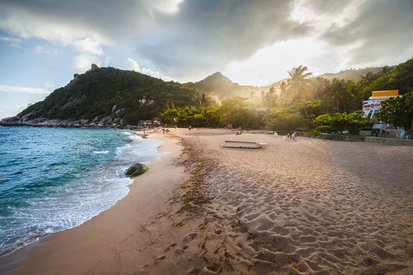 Tropische zandstrand — Stockfoto