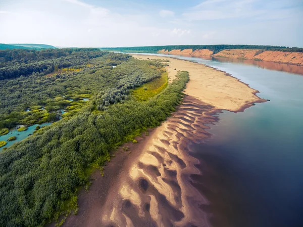 Coastline of the river of Vyatka — Stock Photo, Image