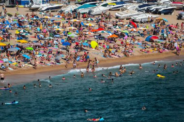 Merkezi plaj Tossa de Mar