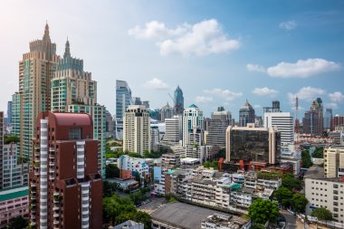 Bangkok şehir binaları 
