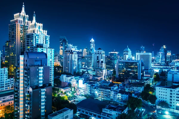 Edifícios da cidade de Bangkok — Fotografia de Stock