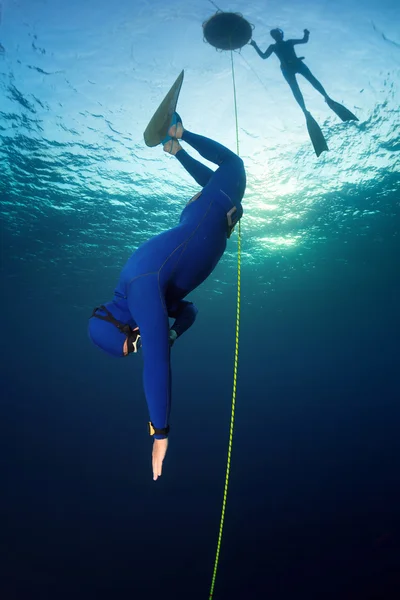 Freediver — Zdjęcie stockowe