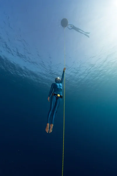 Freediver — Stok fotoğraf