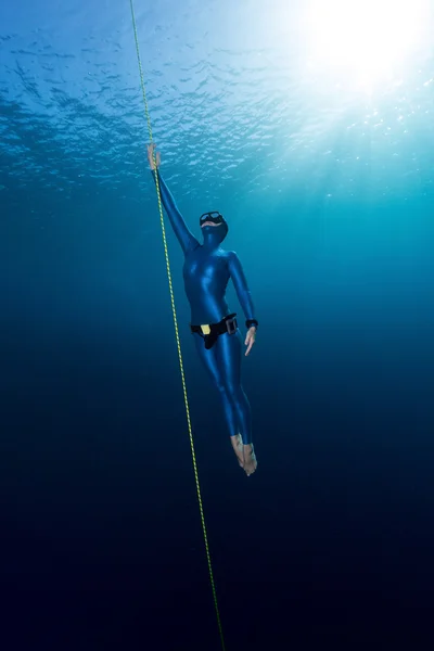 Freediver — Stockfoto