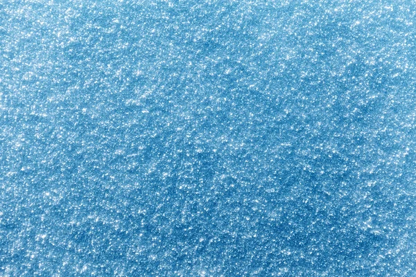 Синий снег — стоковое фото