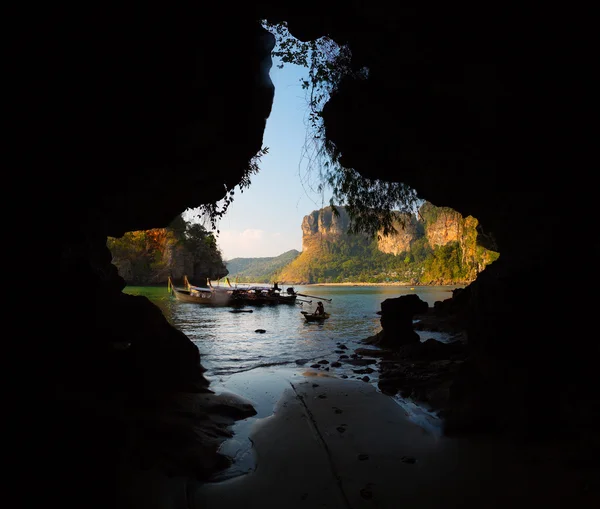 View from cave — Stock Photo, Image