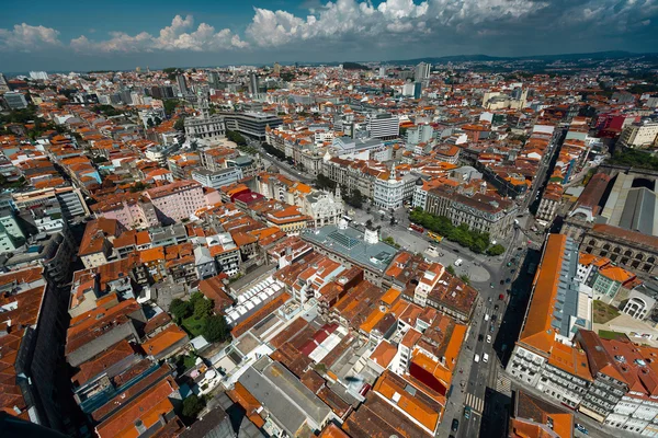 Porto cidade vista aérea — Fotografia de Stock