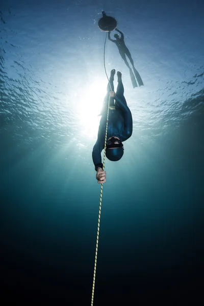 Freediver — Stok fotoğraf