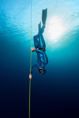 Freediver denizde