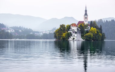 Bled Gölü. Slovenya