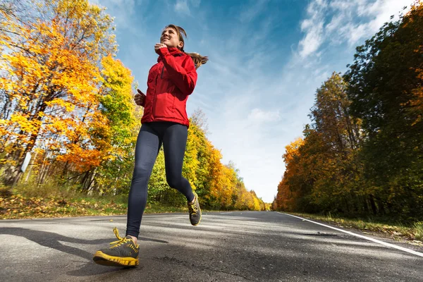 Coureur sur la route — Photo