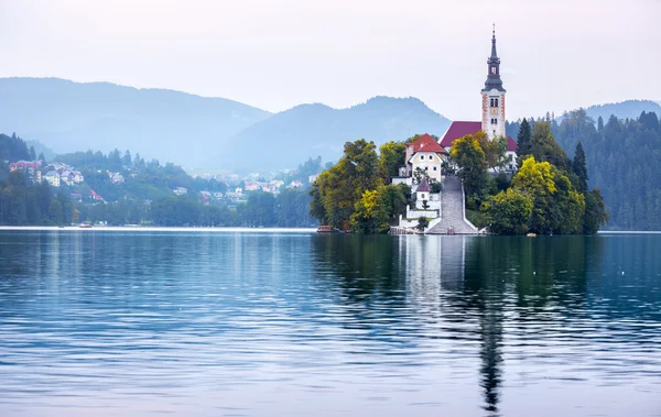 Lago de sangue. Eslovénia — Fotografia de Stock