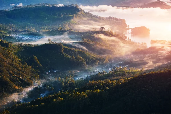 Sisin içindeki vadi — Stok fotoğraf