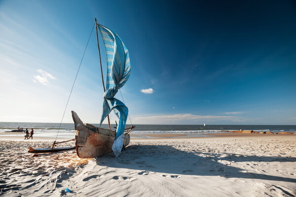 Traditional malagasy boat